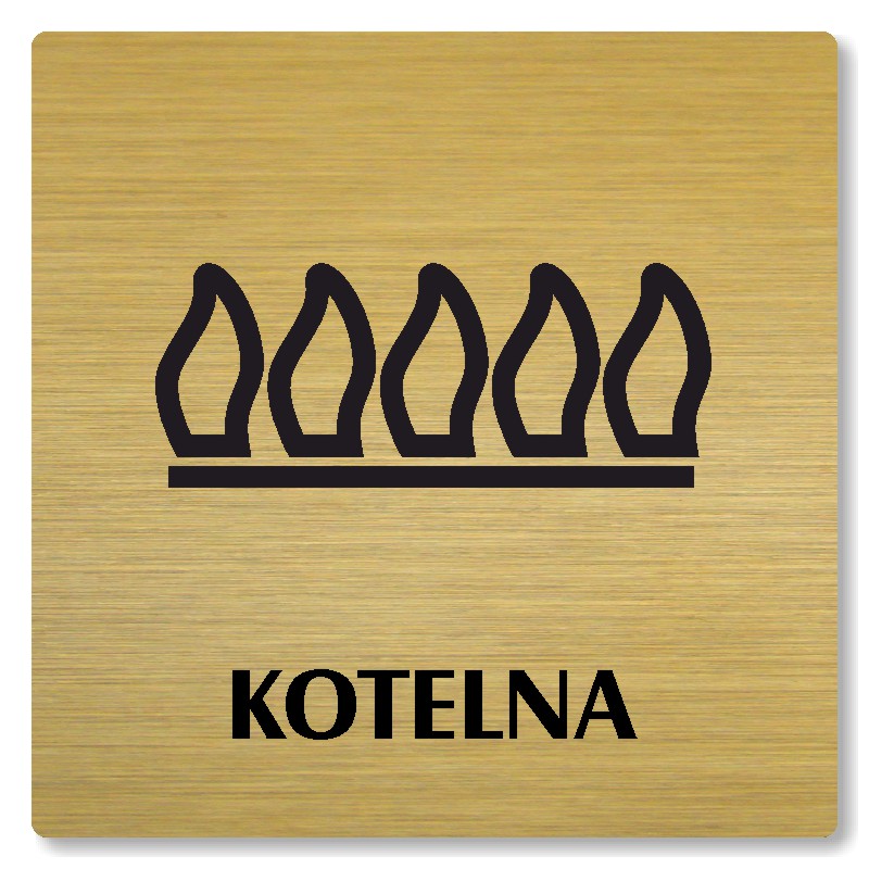Kotelna, 118x118mm, zlatá, Nevada